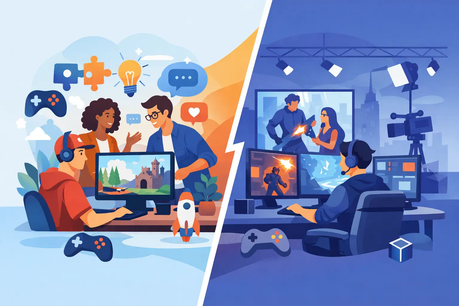 Community Developed Games vs Studio Games