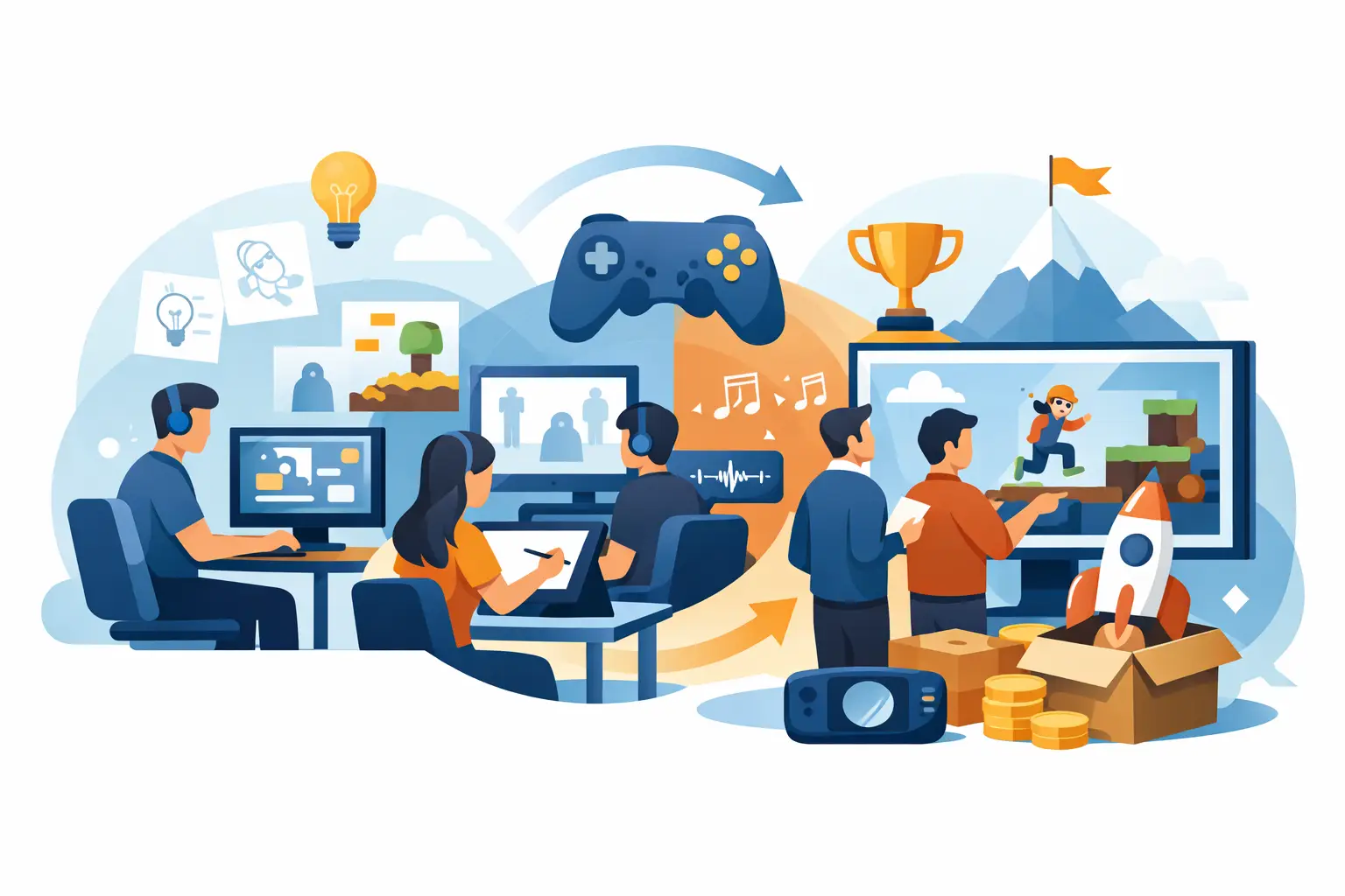 Guide to Indie Game Production Stages