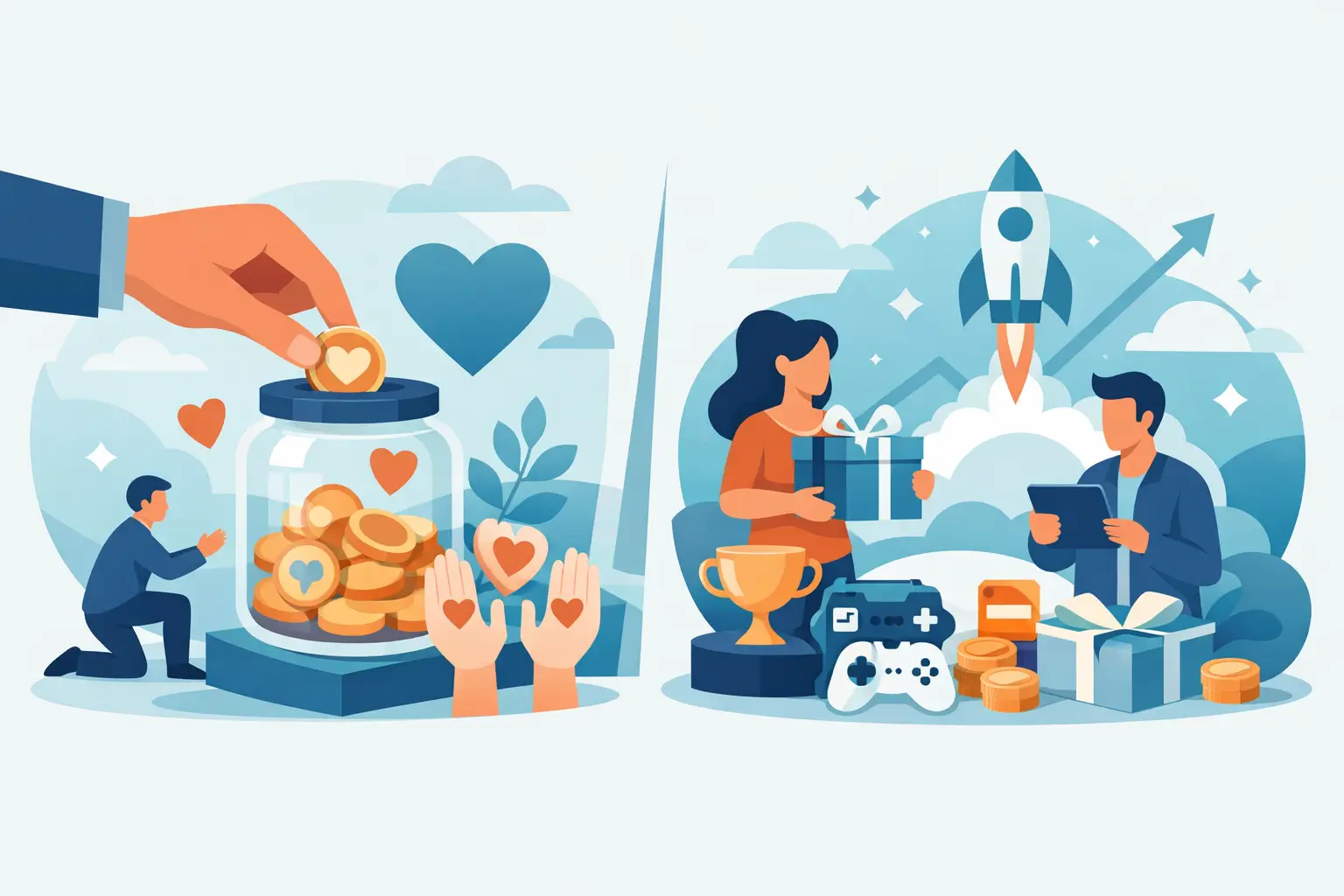 Donation Backing vs Crowdfunding Rewards