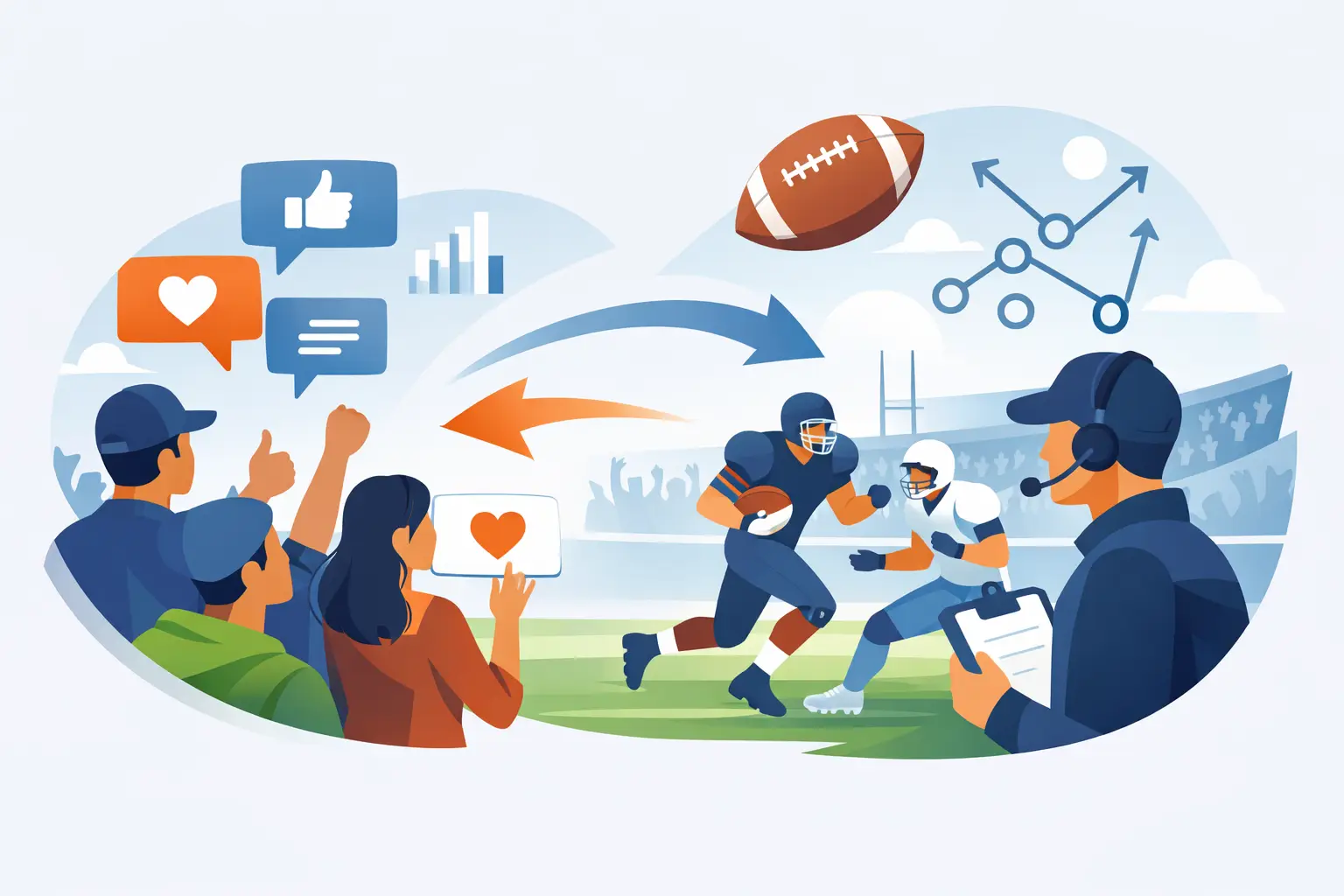 How Fan Feedback Shapes Football Games