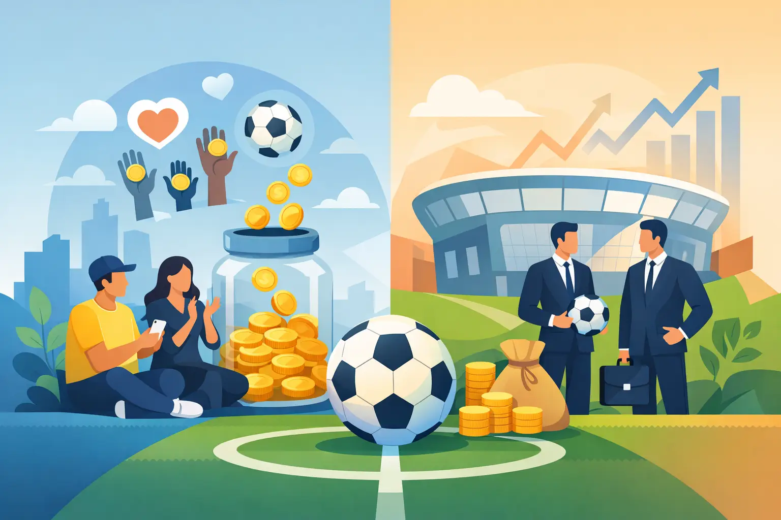 Community Funding vs Game Investors for Football