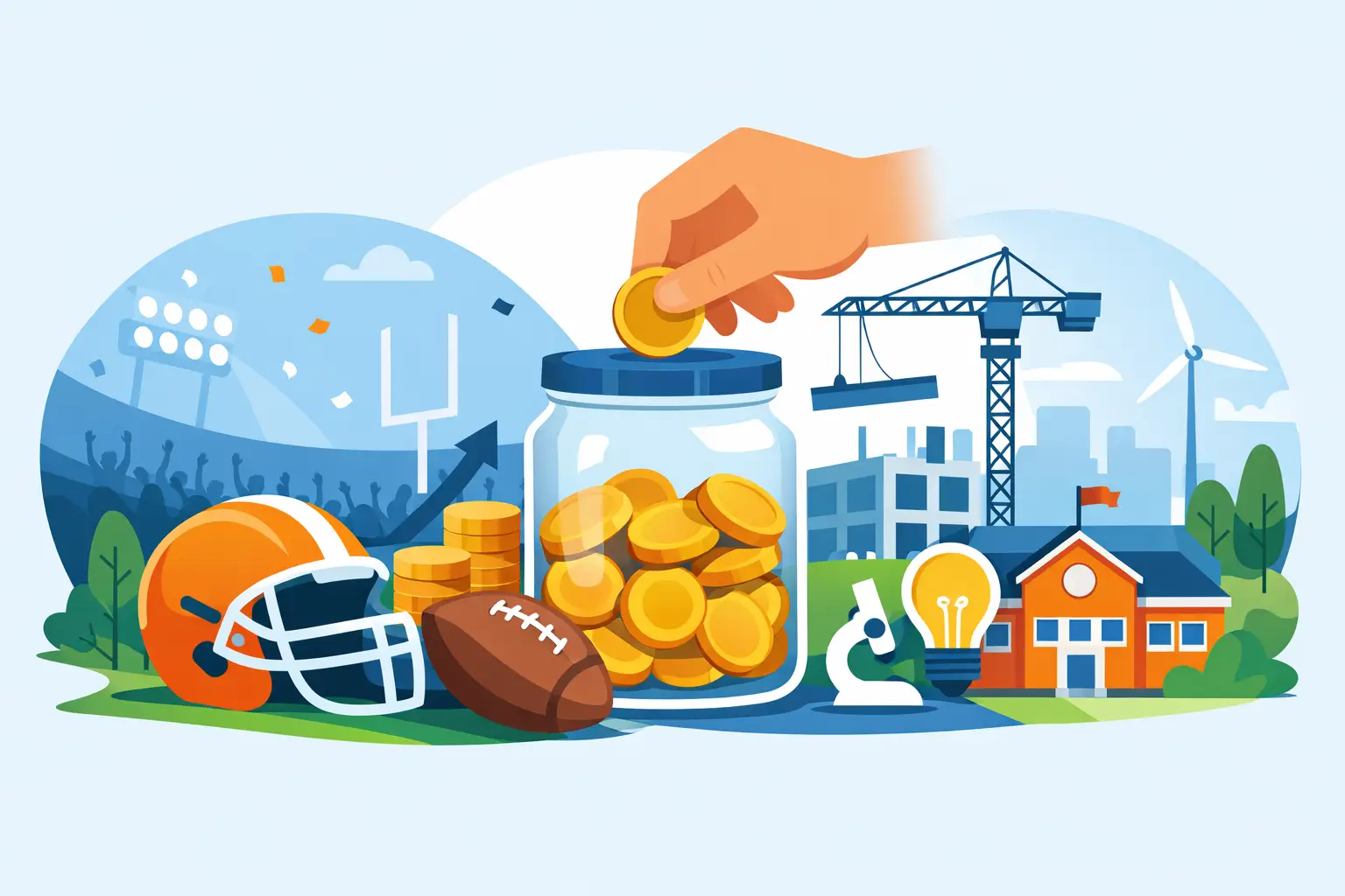Football Game Donations Build What’s Next
